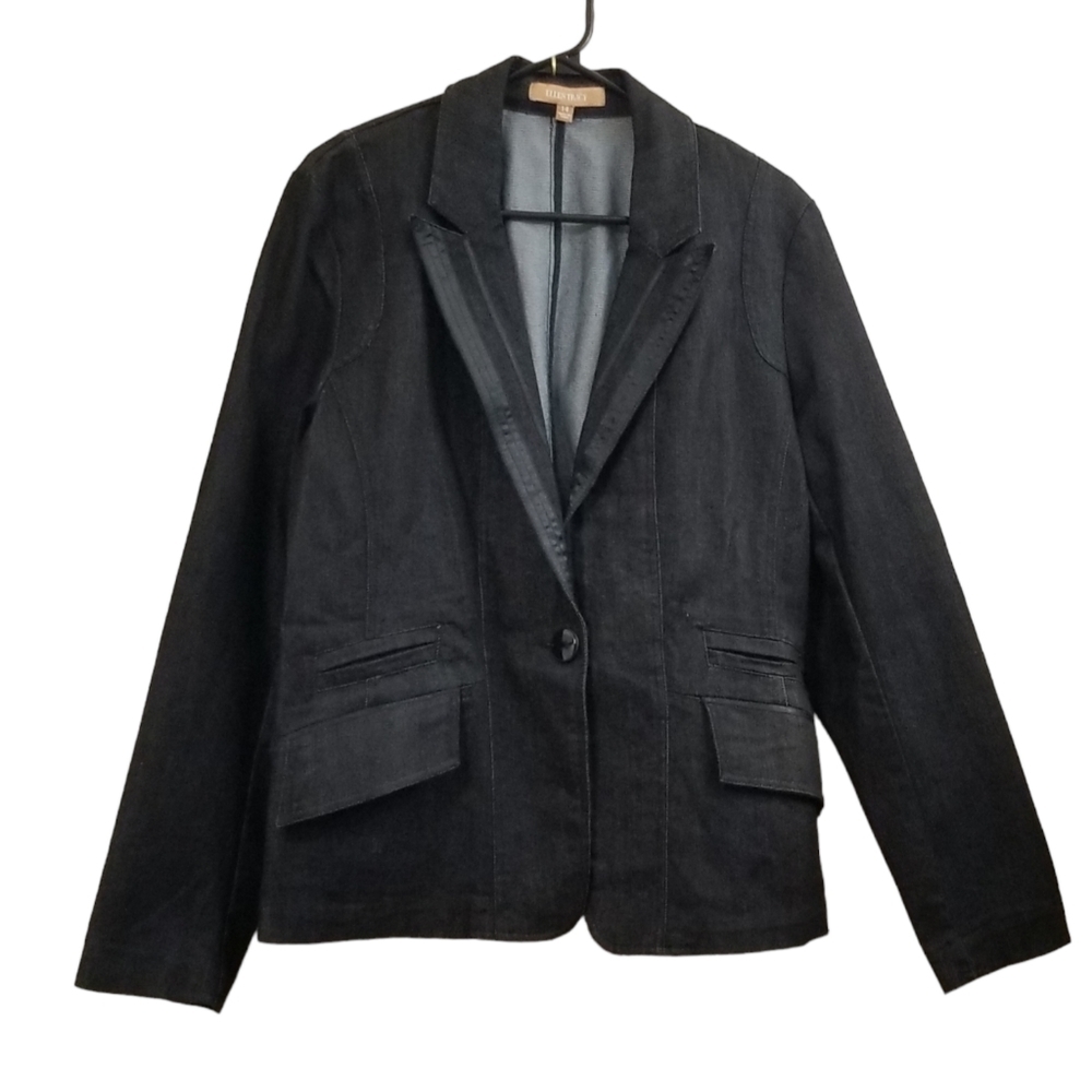 Ellen Tracy Black Jacket Size 14
